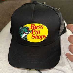 Bass Pro Shop Black Mesh hat NWT